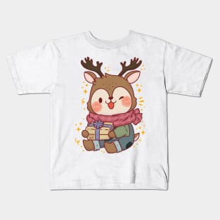 Cute Deer Present Kids T-Shirt